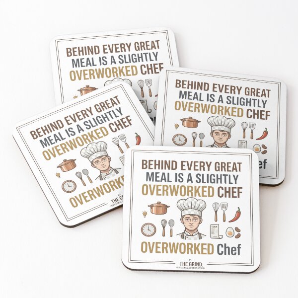 Item preview, Behind Every Great Meal Chef Design - Funny Restaurant Life Graphic designed and sold by BrewChef.