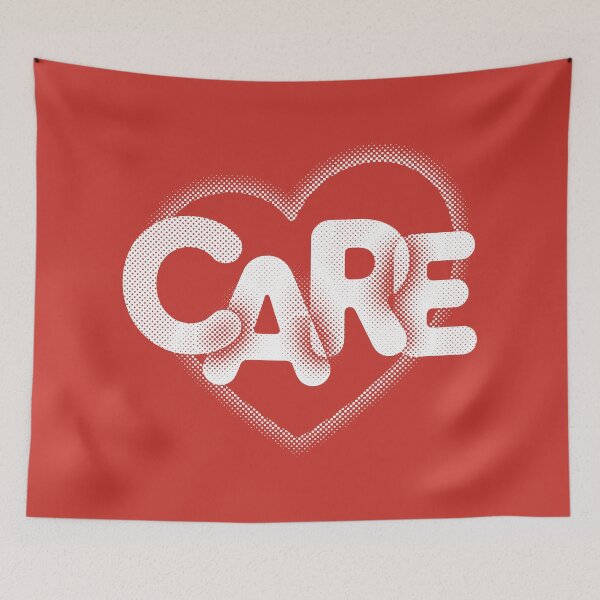 Item preview, Soft Emotional Connection Care Minimal Typographic Print designed and sold by EdvvinStudios.