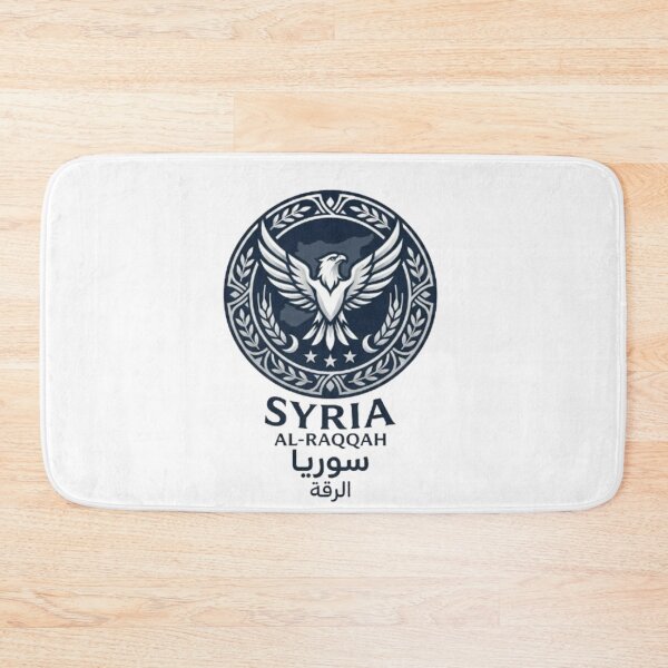 Item preview, Syria Al-Raqqah coat of arms with eagle emblem designed and sold by Ahmedsyde.