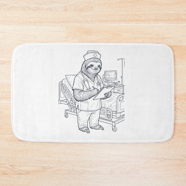 Item preview, Vintage Sloth Nurse Animal Lover designed and sold by TerryConnells.