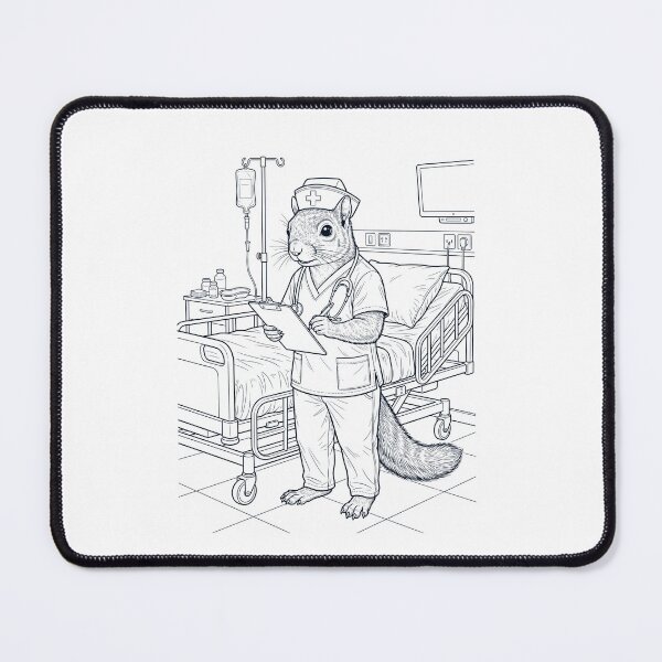Item preview, Vintage Squirrel Nurse Animal Lover designed and sold by TerryConnells.