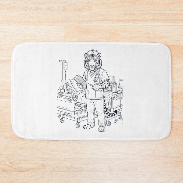 Item preview, Vintage Tiger Nurse Animal Lover designed and sold by TerryConnells.