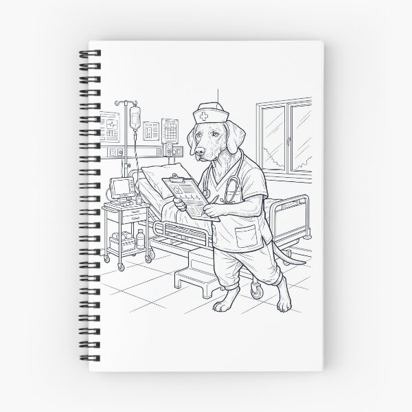 Item preview, Vintage Weimaraner Nurse Dog Dad Mom Lover designed and sold by TerryConnells.