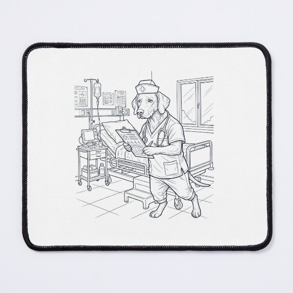 Item preview, Vintage Weimaraner Nurse Dog Dad Mom Lover designed and sold by TerryConnells.