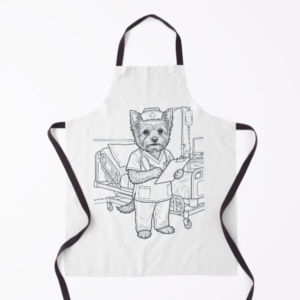 Item preview, Vintage Yorkshire Terrier Nurse Dog Dad Mom Lover designed and sold by TerryConnells.