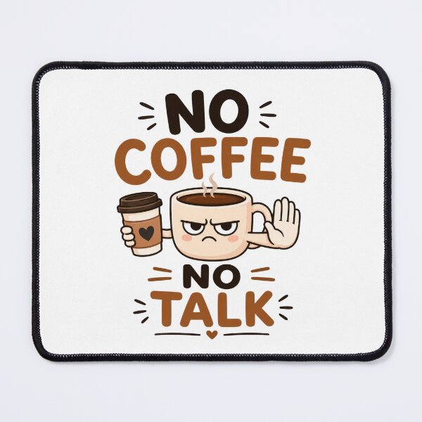 Item preview, No Coffee No Talk Funny Mug designed and sold by INVITOARTE.