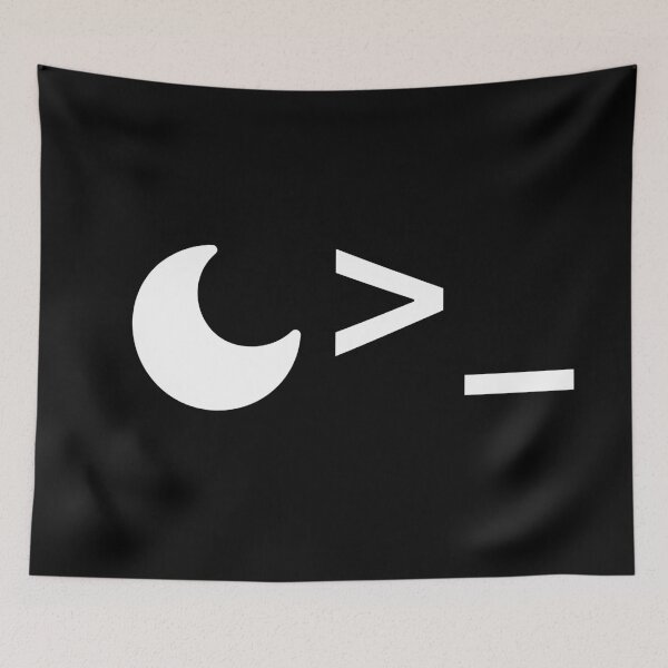 Item preview, Dark Mode Enthusiast Moon Terminal Programmer Design designed and sold by Code  Monkeys.