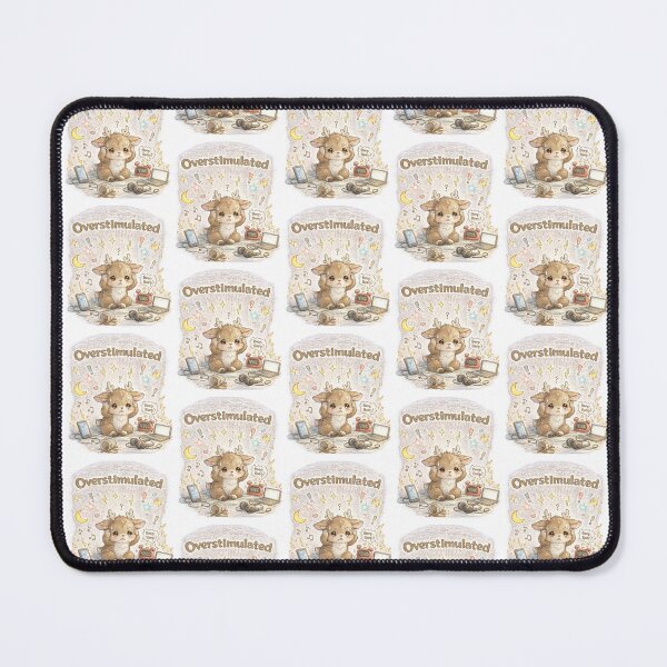 Item preview, Sensitive Deer – Overstimulated | Anxious Kawaii Deer designed and sold by Clothes With Smiling Animals Walt Gral.