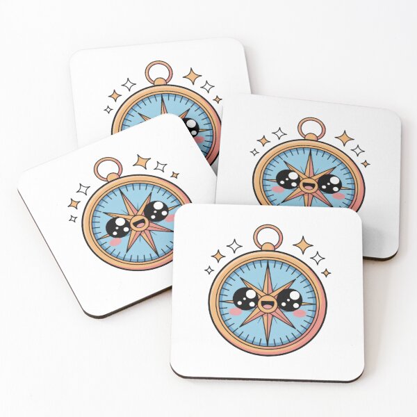 Item preview, Lost But Sparkling Cute Compass Character designed and sold by AbanoubStore.