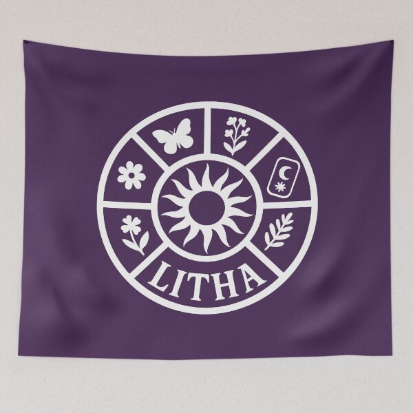 Item preview, Litha Midsummer Sun with Flower Ornament designed and sold by Christine Krahl.
