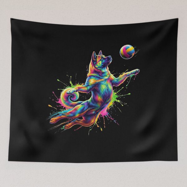 Item preview, Colorful Akita Art Dog Owner designed and sold by TerryConnells.