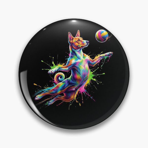 Item preview, Colorful Basenji Art Dog Owner designed and sold by TerryConnells.