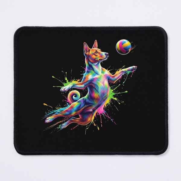 Item preview, Colorful Basenji Art Dog Owner designed and sold by TerryConnells.