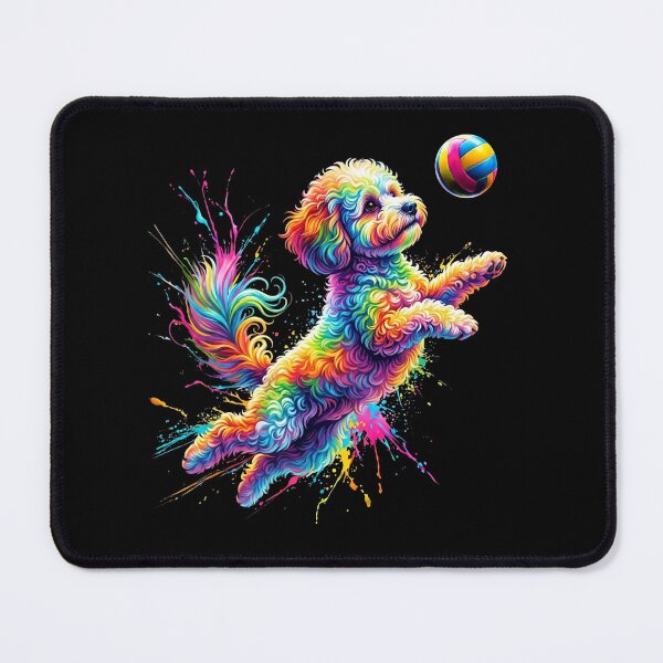 Item preview, Colorful Bichon Frise Art Dog Owner designed and sold by TerryConnells.