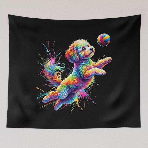 Item preview, Colorful Bichon Frise Art Dog Owner designed and sold by TerryConnells.