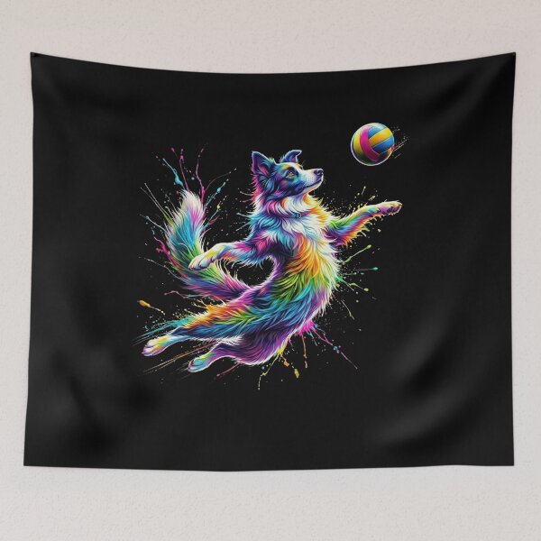 Item preview, Colorful Border Collie Art Dog Owner designed and sold by TerryConnells.