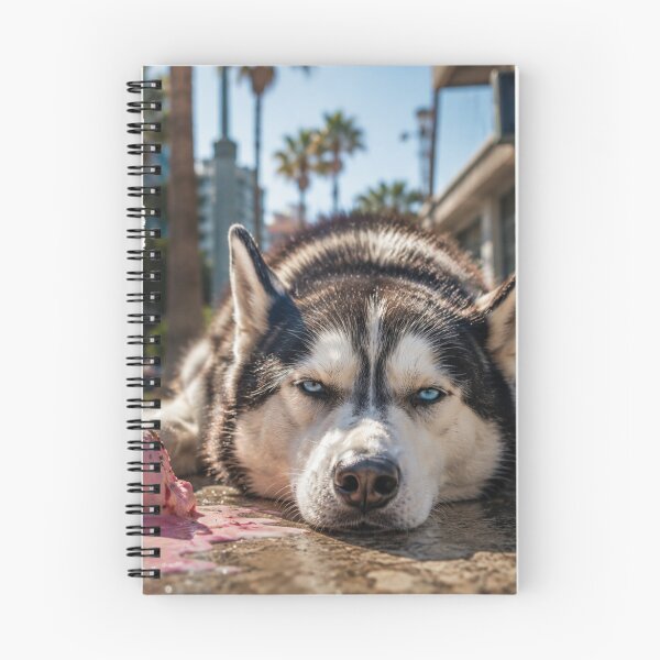 Item preview, This Weather Is Illegal – Funny Husky Summer Meme Design designed and sold by Inkmatic Studio.