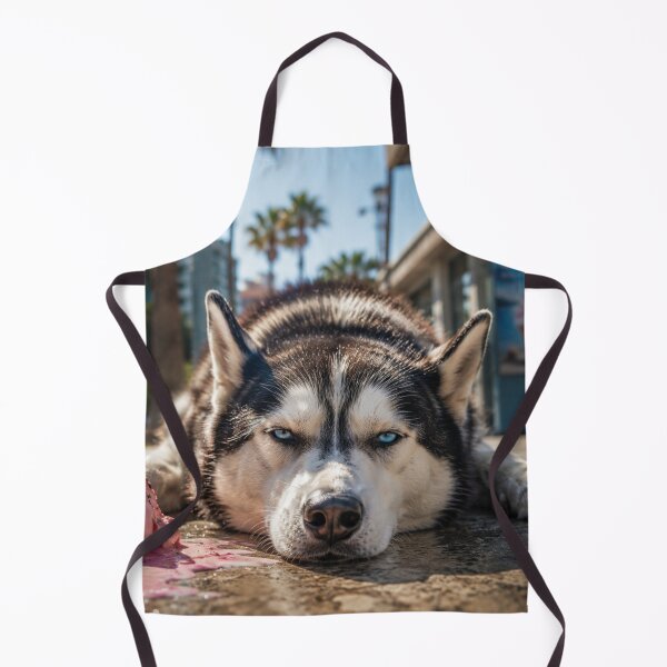 Item preview, This Weather Is Illegal – Funny Husky Summer Meme Design designed and sold by Inkmatic Studio.