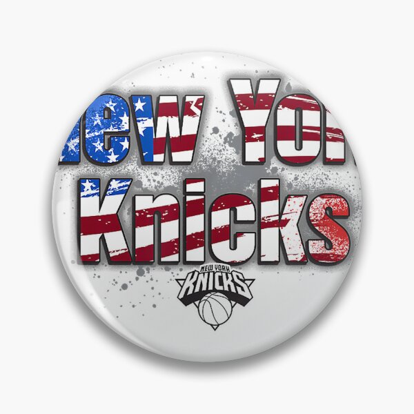 Item preview, NBA New York Knicks American Flag Distressed Paint T-Shirt designed and sold by RKdrawings.