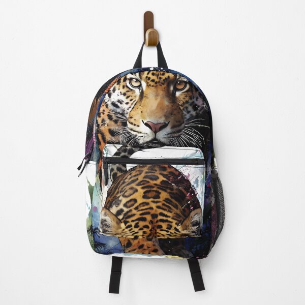 Item preview, Jaguar walking towards its prey in rainforest designed and sold by AlienSativo.