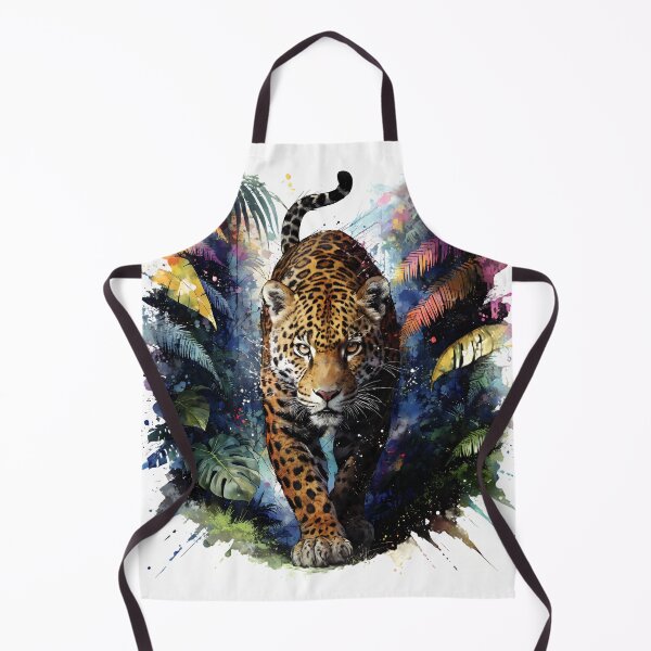 Item preview, Jaguar walking towards its prey in rainforest designed and sold by AlienSativo.