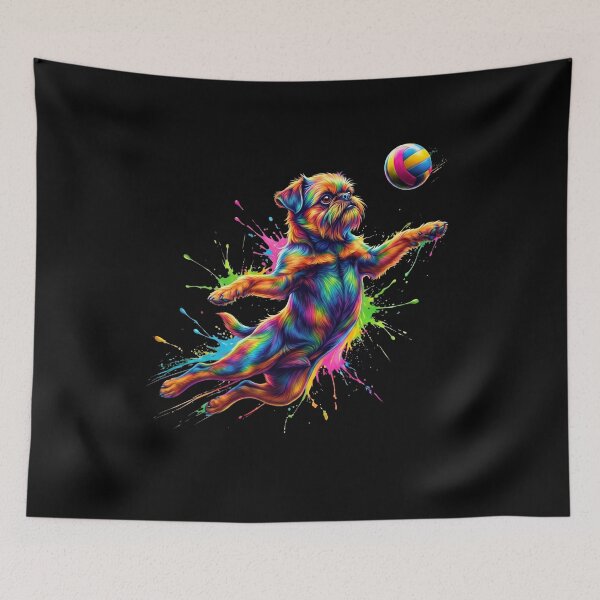 Item preview, Colorful Brussels Griffon Art Dog Owner designed and sold by TerryConnells.