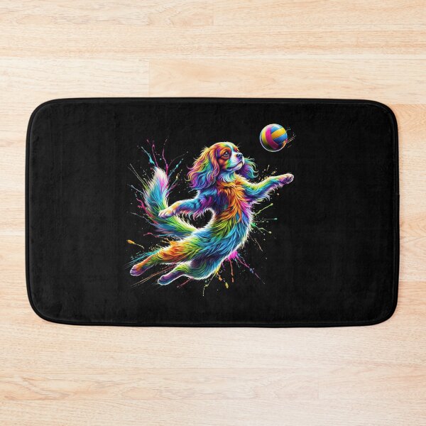 Item preview, Colorful Cavalier King Charles Spaniel Art Dog Owner designed and sold by TerryConnells.