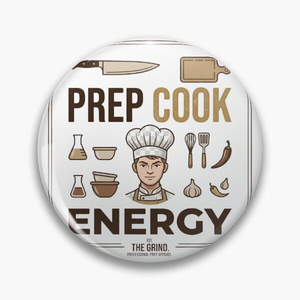 Item preview, Prep Cook Energy - Funny Culinary Arts & Restaurant Graphic Tee designed and sold by BrewChef.