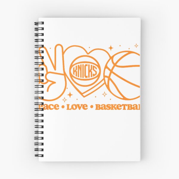 Item preview, NBA New York Knicks Peace Love Basketball T-Shirt designed and sold by SubStudio97.