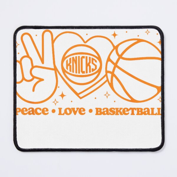 Item preview, NBA New York Knicks Peace Love Basketball T-Shirt designed and sold by SubStudio97.
