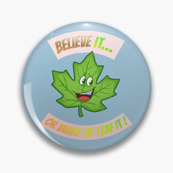 Item preview, Playful Maple Leaf with Pun Text designed and sold by NatalyArtStudio.