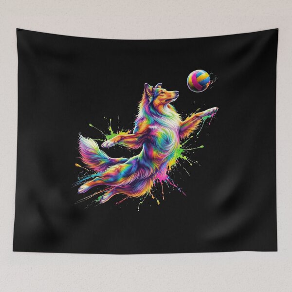 Item preview, Colorful Collie Art Dog Owner designed and sold by TerryConnells.