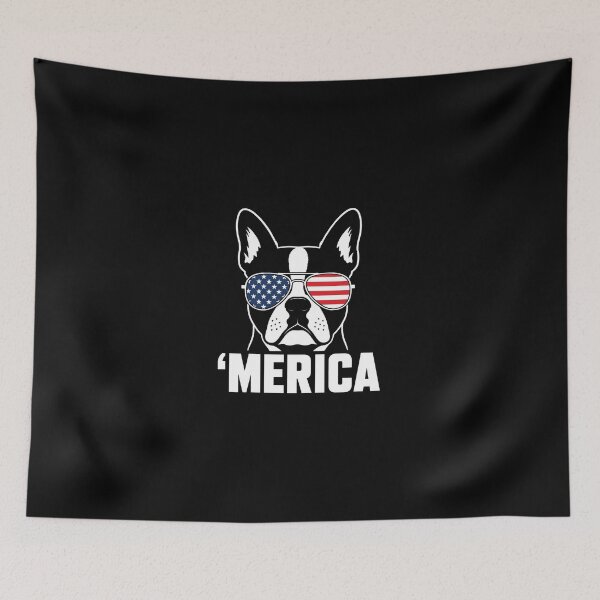 Item preview, Merica Boston Terrier designed and sold by Schroedingerska.
