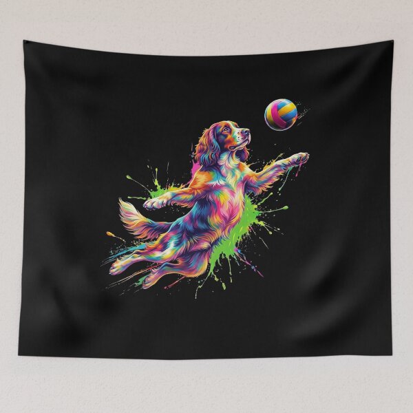 Item preview, Colorful English Springer Spaniel Art Dog Owner designed and sold by TerryConnells.