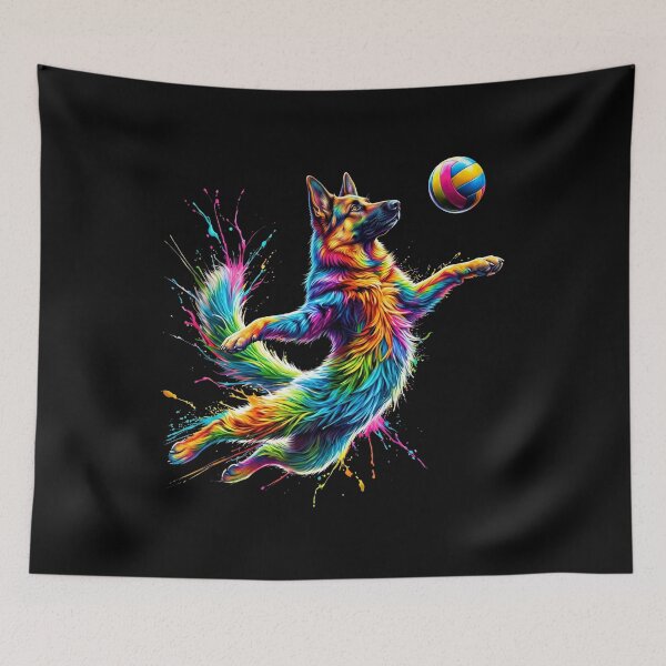 Item preview, Colorful German Shepherd Art Dog Owner designed and sold by TerryConnells.