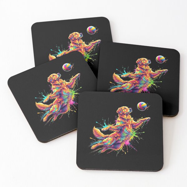 Item preview, Colorful Golden Retriever Art Dog Owner designed and sold by TerryConnells.
