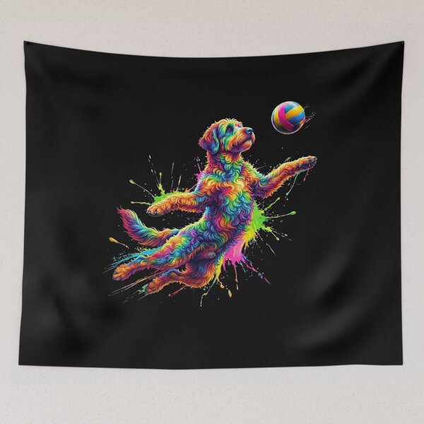Item preview, Colorful Goldendoodle Art Dog Owner designed and sold by TerryConnells.