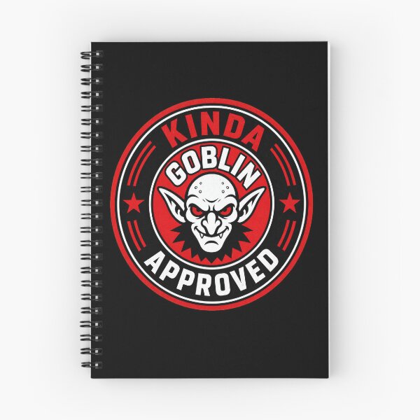 Item preview, KINDA GOBLIN APPROVED Goblin Warning Badge designed and sold by Zamoar.