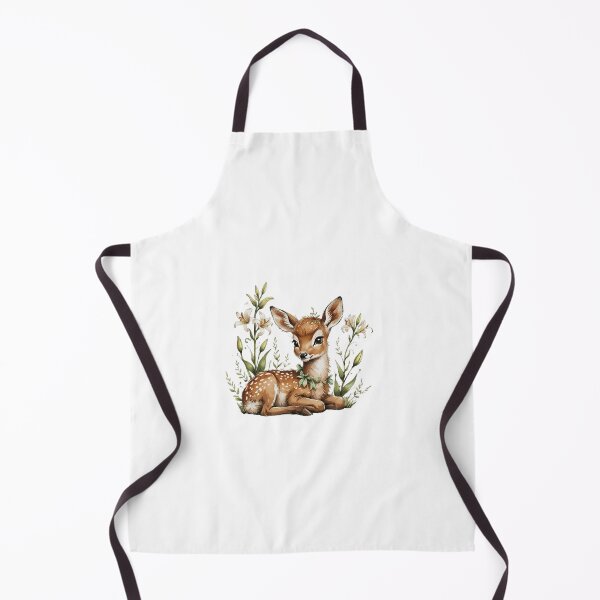 Item preview, Cute Woodland Baby Deer Illustration designed and sold by AQUILAKREO.