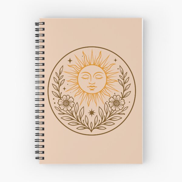 Item preview, Midsummer Sun Floral Boho Celestial Art designed and sold by Christine Krahl.