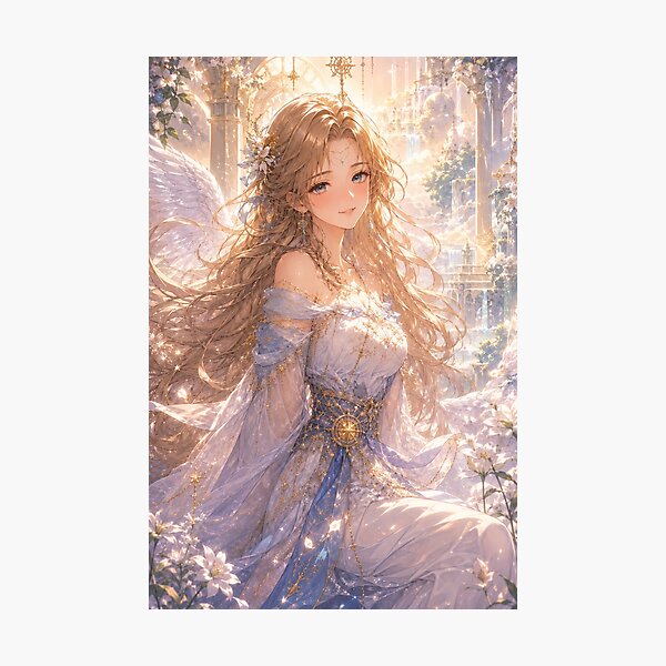 Item preview, Belldandy Divine Goddess Ah! My Goddess Anime Art designed and sold by iloveanimechibi.
