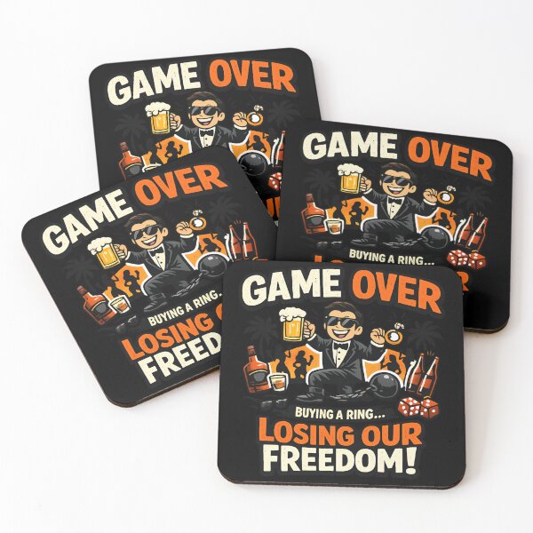 Item preview, Game Over - Bachelor Party humor designed and sold by SidTastic .