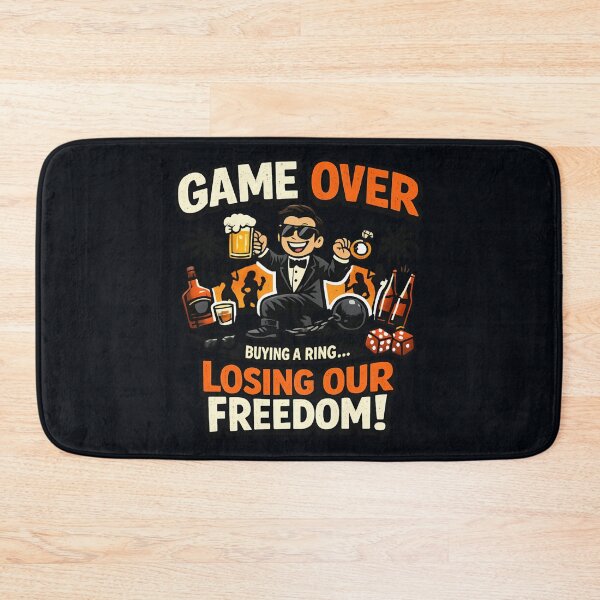 Item preview, Game Over - Bachelor Party humor designed and sold by SidTastic .