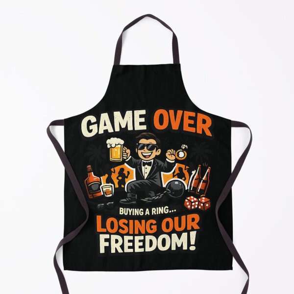 Item preview, Game Over - Bachelor Party humor designed and sold by SidTastic .