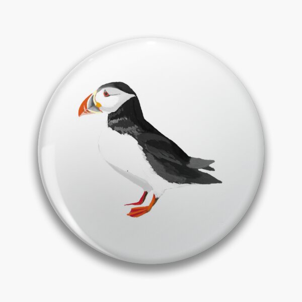 Item preview, Atlantic Puffin Watercolor Seabird Art designed and sold by ALYGADesign.
