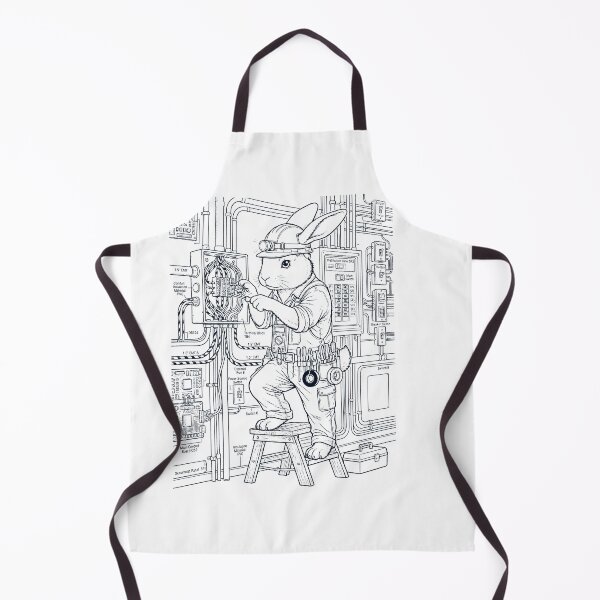 Item preview, Vintage Rabbit Electrician Animal Lover designed and sold by DoodleTortle.