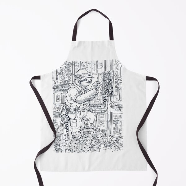 Item preview, Vintage Sloth Electrician Animal Lover designed and sold by DoodleTortle.