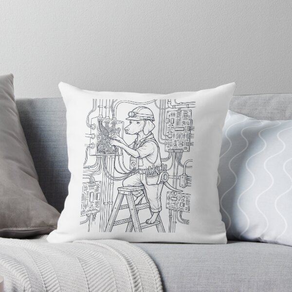 Item preview, Vintage Vizsla Electrician Dog Dad Mom Lover designed and sold by DoodleTortle.