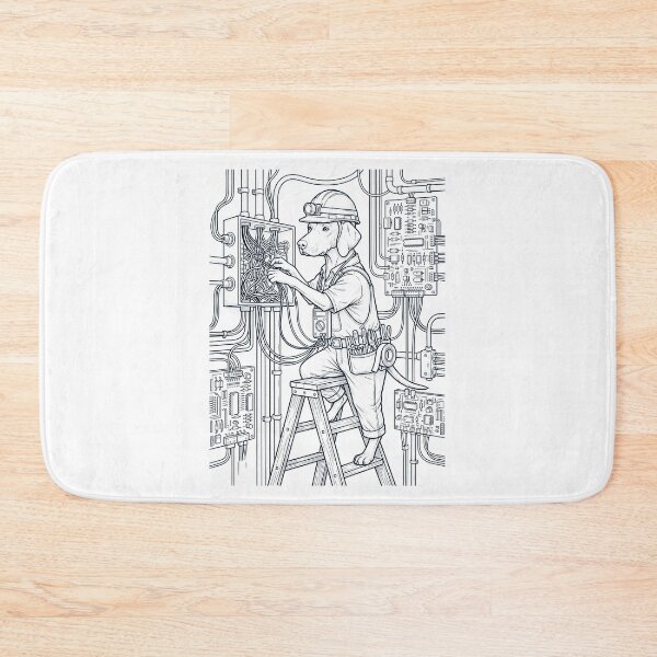Item preview, Vintage Vizsla Electrician Dog Dad Mom Lover designed and sold by DoodleTortle.