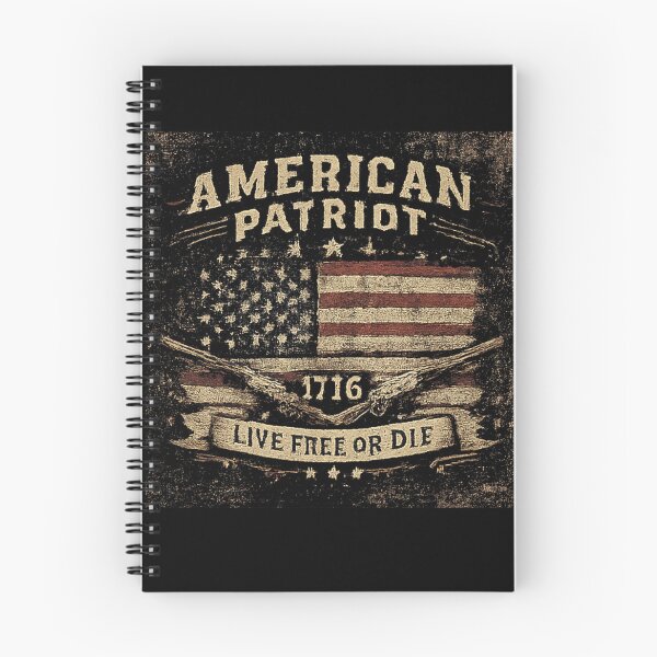 Item preview, American Patriot 1776 Live Free Or Die Vintage US Flag designed and sold by NeO² Studio.